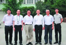 中國木材與木制品流通協會副會長兼秘書長李佳峰一行蒞臨千川木門參觀指導