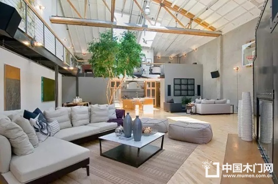 舊金山倉庫改造LOFT風