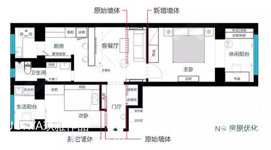 簡歐小兩居