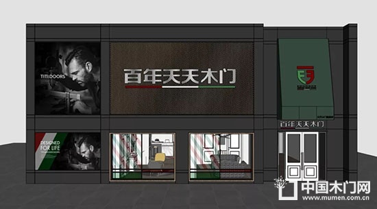 百年天天木門