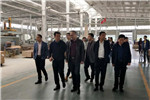 湖北省門業協會考察團蒞臨千川木門湖北生產基地考察