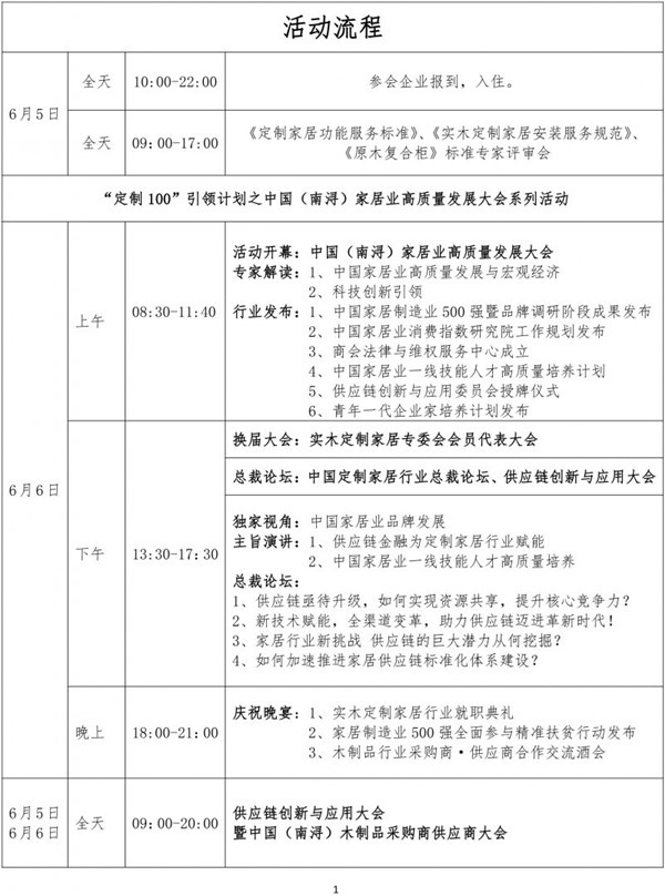 家居業發展大會