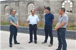湖北省房地產協會及房產開發企業蒞臨千川木門湖北生產基地調研