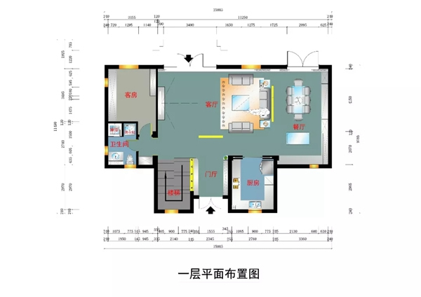 東威利整裝：濟南海爾綠城璽園法式案例