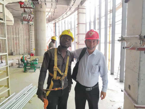 金豐木門參與一帶一路建設，助力中剛兩國友誼