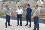 湖北省房地產協會及房產開發企業蒞臨千川木門湖北生產基地調研