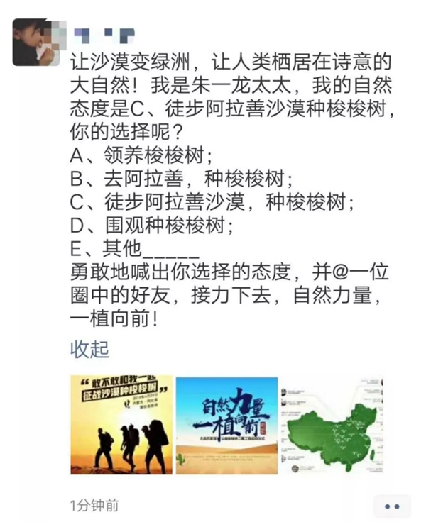 大自然家居：敢與我一起征戰沙漠種梭梭樹嗎？