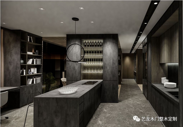 藝龍木門整木定制：走心的櫥柜設計 定制你的藝術“食”光