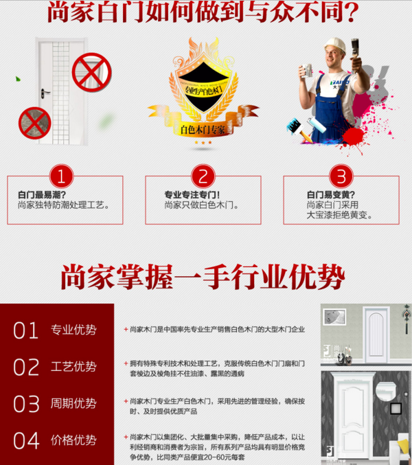 白色木門專家——尚家木門優勢盤點