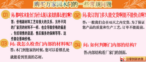 接招 萬家園木門選購技巧干貨大放送 