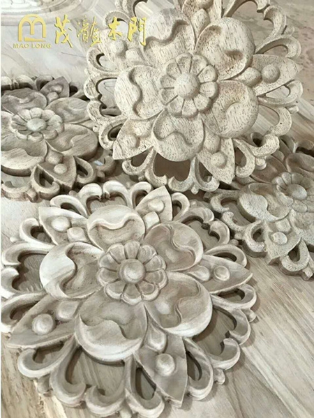 茂瀧木門原木雕花 匠心工藝鑄造原木藝術
