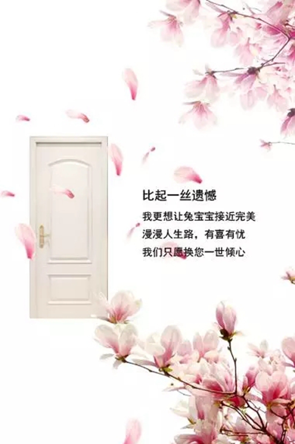 兔寶寶木門產品風格 靜靜守護一個家