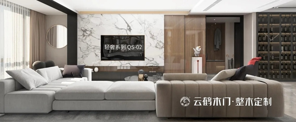 云鶴木門：云鶴輕奢系列 以簡約輕巧為形 以別致優雅為神韻