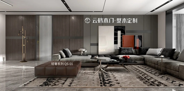 云鶴木門：云鶴輕奢系列 以簡約輕巧為形 以別致優雅為神韻