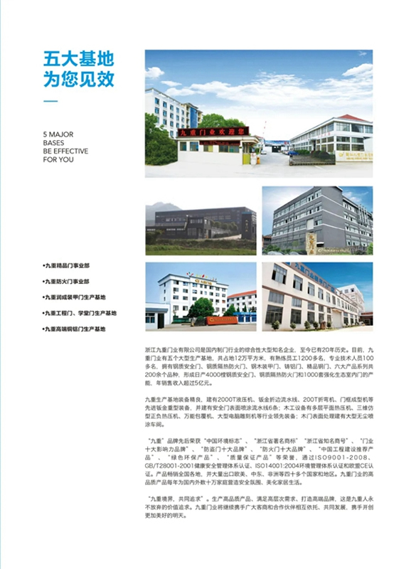 九重防盜門2020最新版微信電子樣冊
