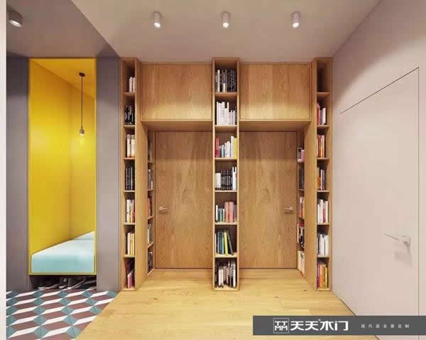 天天木門：簡單而富有內涵的書房設計