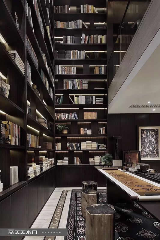 天天木門：簡單而富有內涵的書房設計