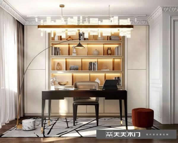 天天木門：簡單而富有內涵的書房設計