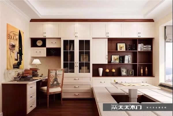 天天木門：簡單而富有內涵的書房設計