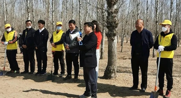 三峰家居為建設美麗遼寧植樹添綠