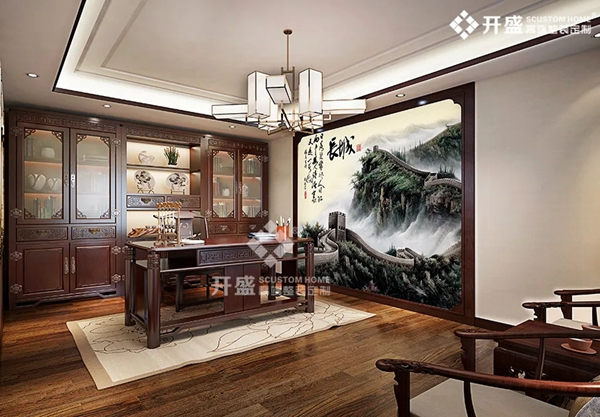 開(kāi)盛木門：清逸時(shí)尚的新中式案例