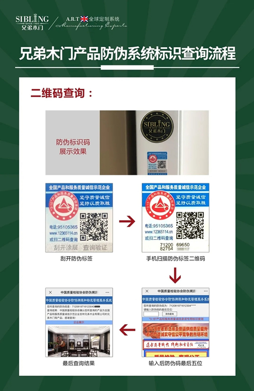 兄弟木門防偽重磅升級，傳遞質量信任！
