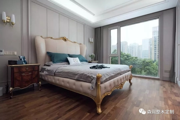 森潤整木定制：高級灰與金色混搭的輕奢風(fēng)