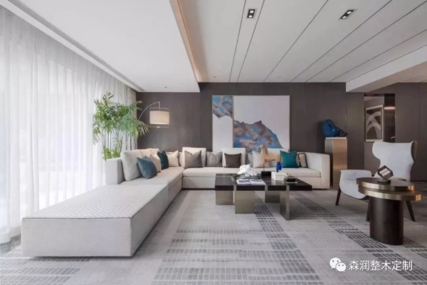 森潤整木定制：現代輕奢新中式別墅整木定制案例