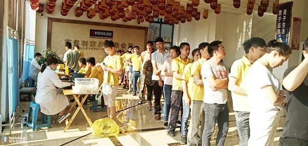 亨多利家具：落實職業健康體檢，呵護員工身體健康