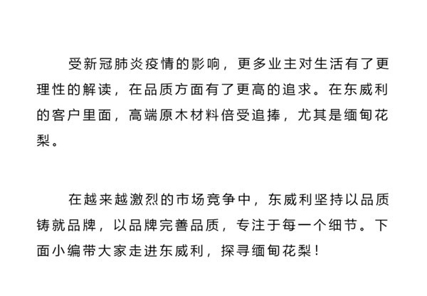 走進東威利整裝，探尋緬甸花梨