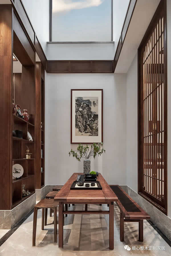 順心整木家居：390m2新中式別墅，超美的東方設計！