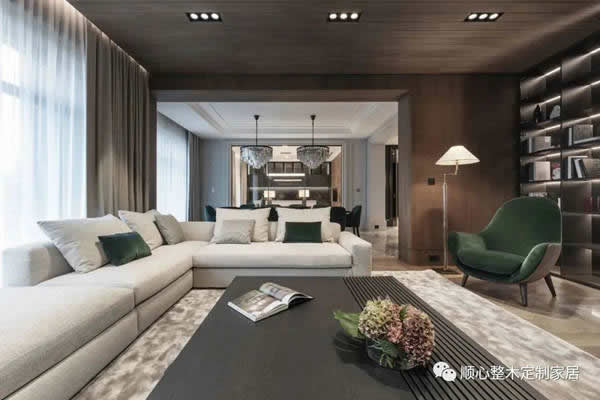 順心整木家居：490m2復式豪宅，獨特的奢華美感！
