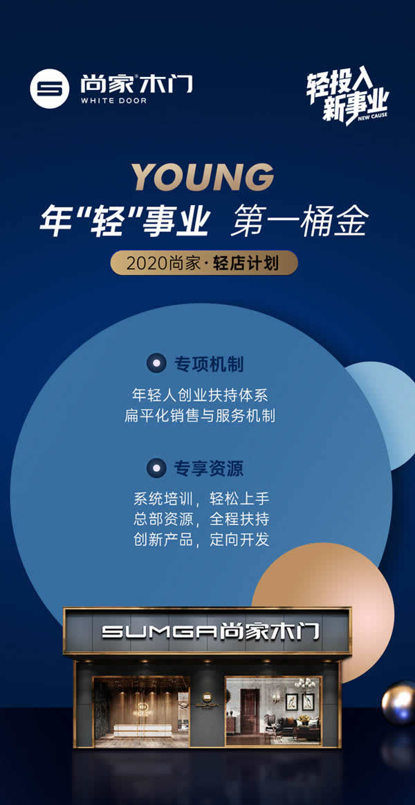 尚家木門，適合年輕人創(chuàng)業(yè)的事業(yè)