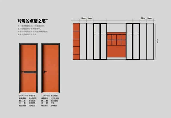 總統木門帶給你簡約安靜的氛圍