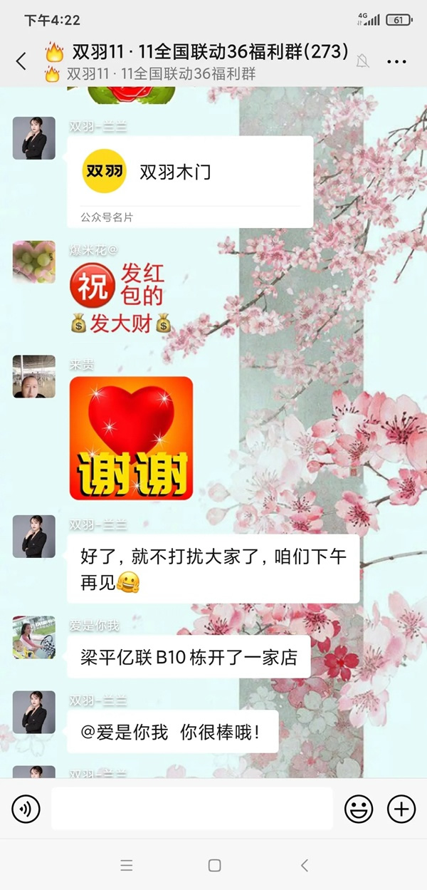 雙羽木門雙十一全國聯動優秀門店展示