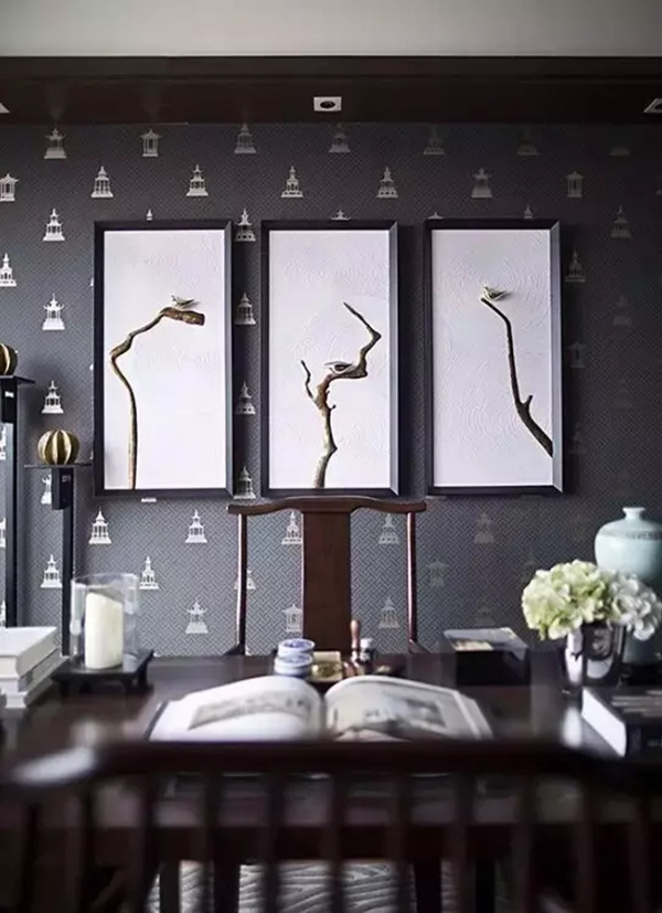 藝龍木門全屋整木定制：新中式書房，返璞歸真的東方美學
