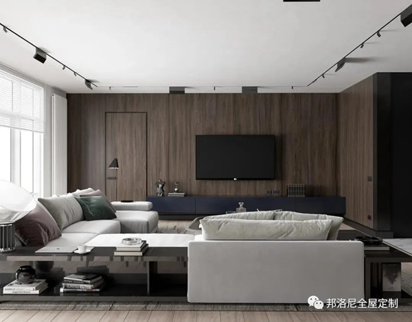 邦洛尼全屋定制：木飾面的質(zhì)感，更顯空間舒適自然！