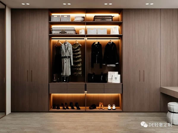 DE輕奢 | 現代衣帽間設計生活的小確幸