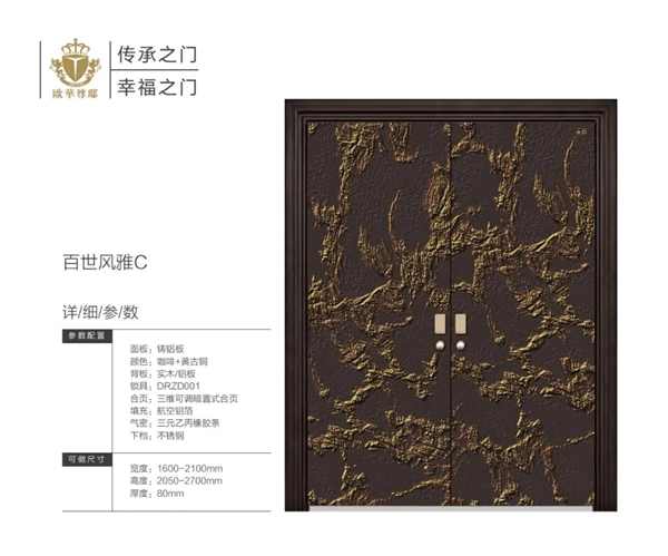 歐華尊邸鑄鋁門(mén)2021新品上市