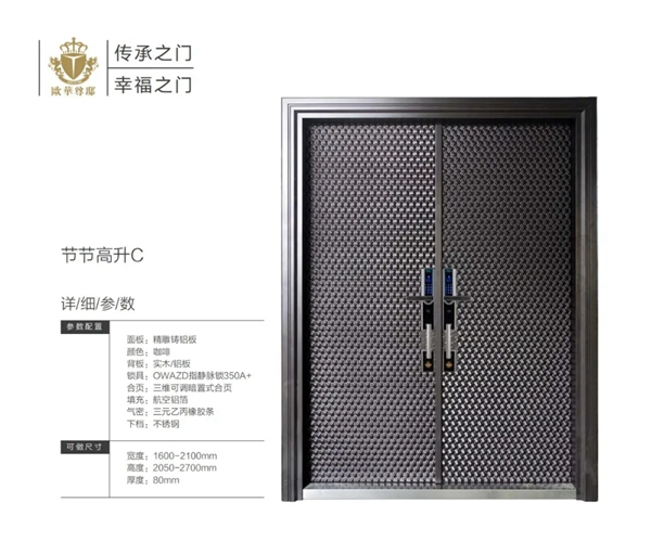 歐華尊邸鑄鋁門(mén)2021新品上市