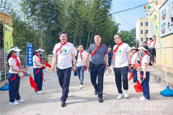 圣象集團綠校園公益活動走進“將軍之縣”紅安 傳遞真善美