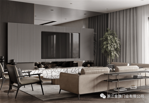 金旗門業(yè) | 2021流行的客廳背景墻設(shè)計
