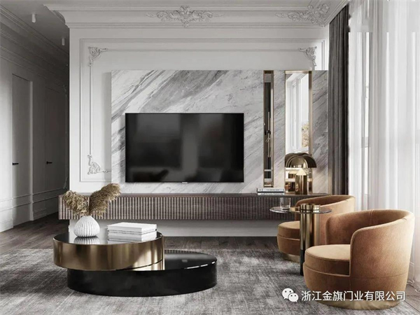 金旗門業(yè) | 2021流行的客廳背景墻設(shè)計