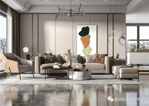 鑫迪木門|最新沙發背景墻設計