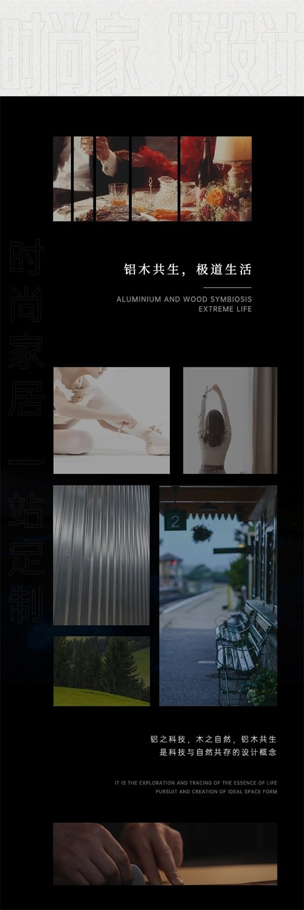 雙羽定制家丨極簡美學，鋁木新物種