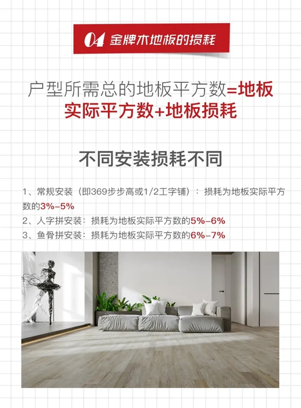 金牌木門 | 木地板科普帖NO.2—關于木地板輔料、測量、安裝說明、損耗、下單