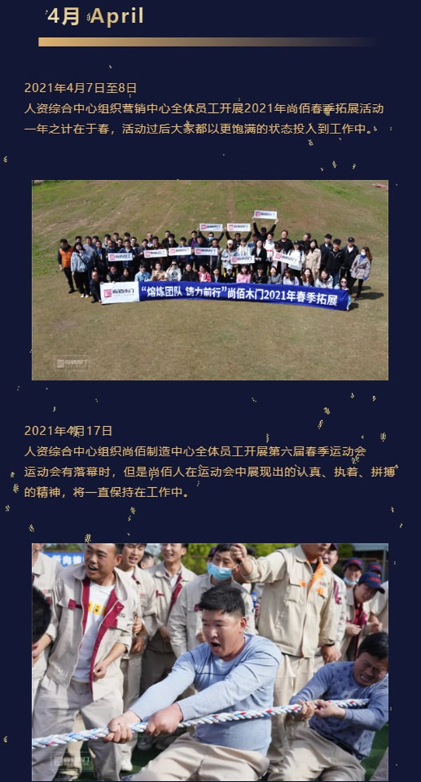 尚佰木門2021年度大事記 | 穩(wěn)中求變，謀求長足發(fā)展