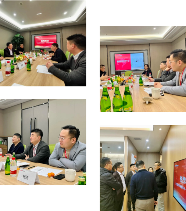 滬佳裝飾董事長帶隊考察圣伯雅墻板，達成戰略合作意向