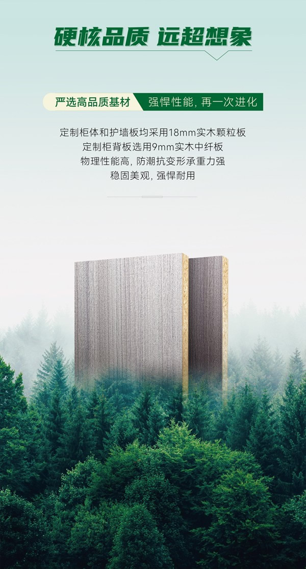 雙羽門墻柜一體化套餐 三大風格隨心選！