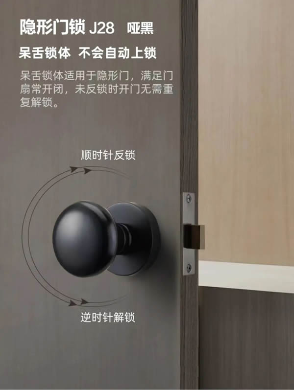 2023名風木門靜音磁吸門鎖新品駕到